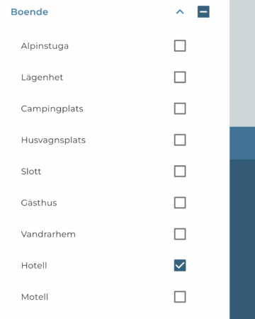 Your filter controls the information